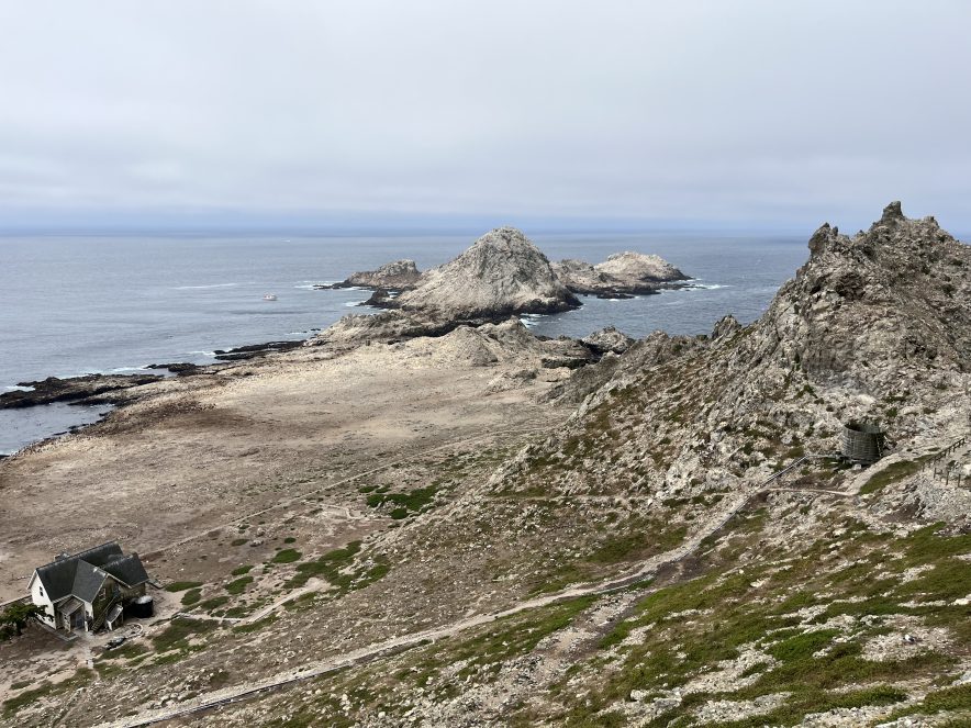 View of Farallon Island coastline.